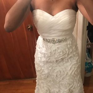 Panoply White Mermaid Prom Wedding Dress